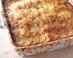 Potato Gratin with Wild Mushrooms and Mascarpone Cheese