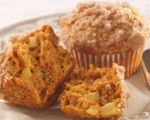 Pumpkin Apple Streusel Muffins