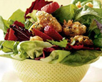 Quick-Fried Chicken Salad with Strawberries
