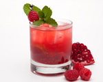 Raspberry Pomegranate Cocktail