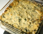 Cheesy Spinach Bars