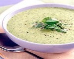 Broccoli, Cheddar and White Bean Soup