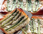 Roasted Asparagus and Goat Cheese Tarts