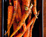 Roasted Baby Carrots with Herbed Mustard Butter