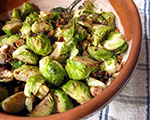 Roasted Brussels Sprouts with Browned Butter and Hazelnuts