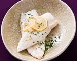 Roasted Halibut with Olive Oil and Lemon