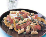 Rotini Pasta and Kielbasa Skillet