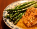 Soy Marinated Chicken with Asparagus