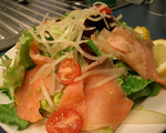 Papaya and Smoked Salmon Salad