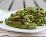 Sauté of Fresh Fava Beans, Onions, and Fennel