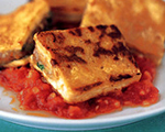 Sautéed Tofu with Fresh Tomato and Mushroom Sauce