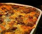 Savory bread pudding 
