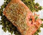 Seared Salmon with Spicy Moroccan Crust