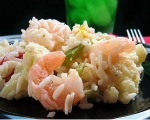 Shrimp and Rice Salad Topper