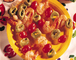 Quick tortellini shrimp kebabs