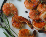 Shrimp with Lemon and Saffron Olive Oil