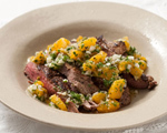 Skirt Steak with Orange Salsa