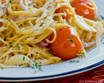 Spaghetti with Balsamic Tomatoes