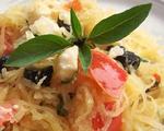 Spaghetti Squash with Veggies and Feta