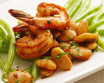 Spanish Shrimp and Green Bean Sauté