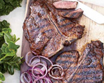 Spice-Rubbed T-Bone Steaks