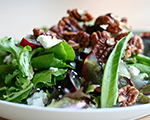 Spinach Salad with Pure Maple Syrup Dressing 