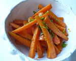 Steamed Carrots and Harissa