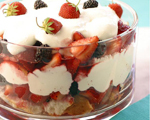 Strawberry and Cake Trifle in a Snap