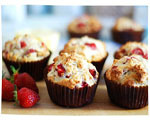 Strawberry Lemon Muffins