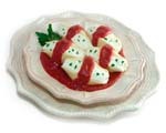 Parmesan shells with sundried tomatoes and spinach