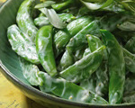 Sugar Snap Pea Salad with Creamy Tarragon Dressing