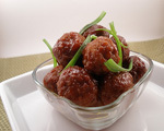 Sweet Meatballs with Matzo