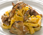 Tagliatelle with Wild Mushrooms, Garlic & Thyme