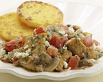 Tofu with Tomato and Mushroom Sauce