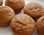 Triple Wheat and Honey Muffins