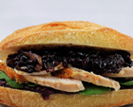 Gluten-Free Turkey Sandwich with Blackberries and Honey
