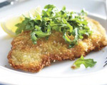 Veal Medallions with a Ground-Almond Crust  