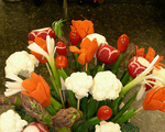 Veggie flower bouquet