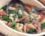 White Bean Soup with Sausage and Kale