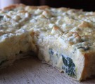 Beet Feta Walnut Quiche 