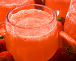 Wine and Fresh Strawberry Punch