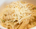 Yogurt and Shredded Zucchini with Pasta