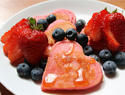 DIY strawberry pancake hearts