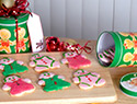 Edible name cards for Christmas