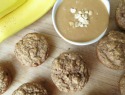 Healthy peanut butter and banana muffins