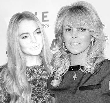 Lindsay Lohan and Dina Lohan