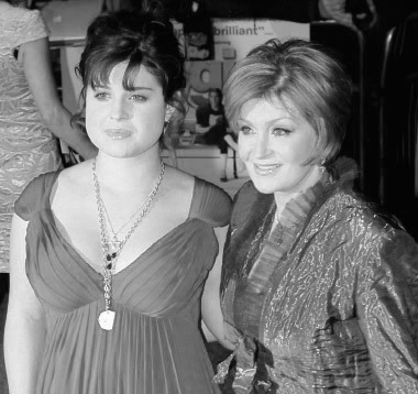 Sharon Osborne and Kelly Osborne