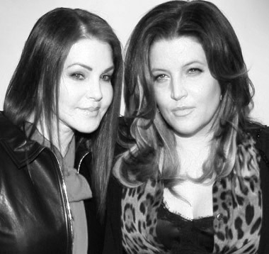 Lisa Marie Presley and Priscilla Presley