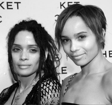 Lisa Bonet and Zoe Kravitz