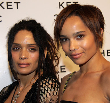 Lisa Bonet and Zoe Kravitz